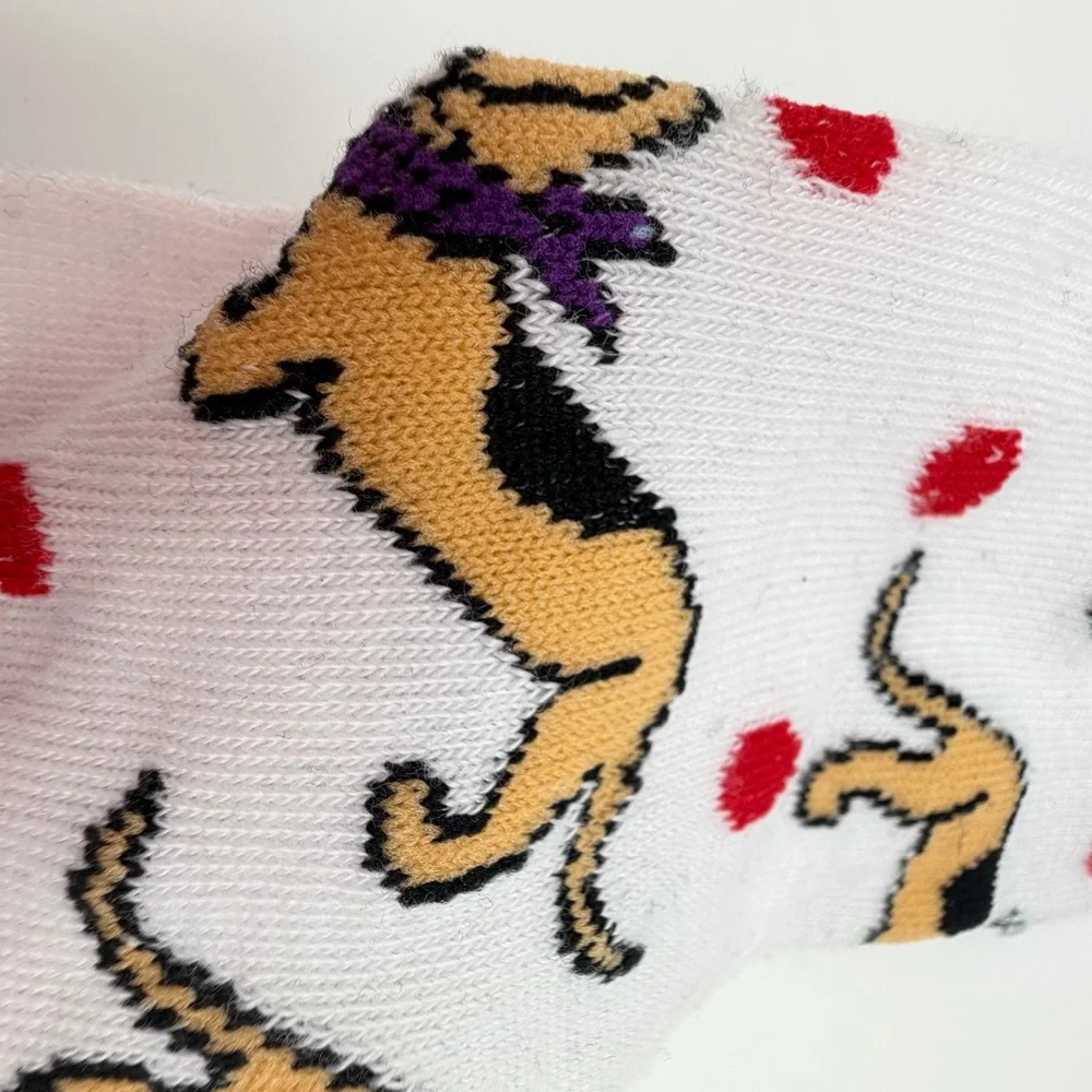 Women's‎ Dachshund Knee High Socks Novelty Dog Print Fun Gift Juncture 5–9 New